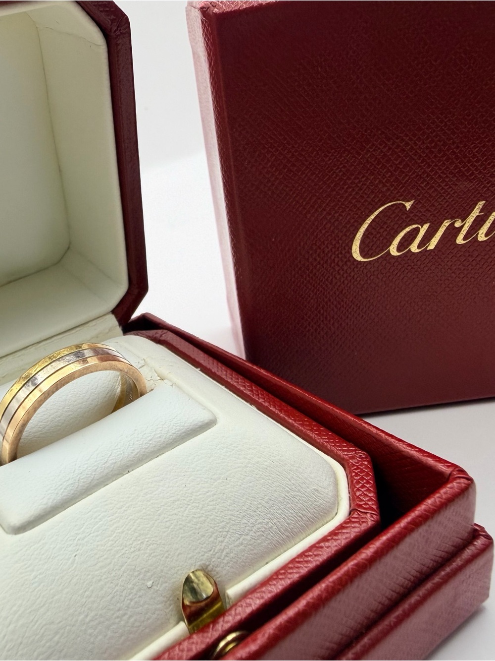 Cartier Tri Color Gold Ring